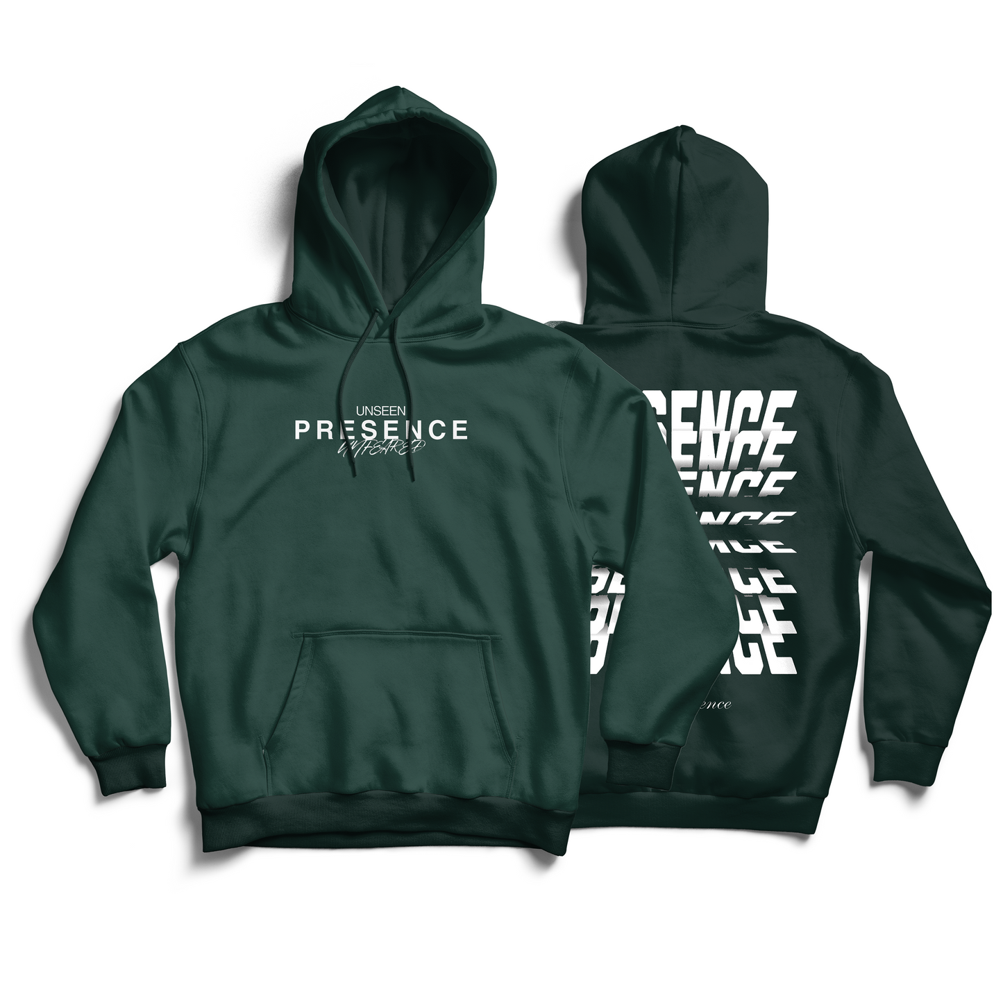 "PRESENCE" GREEN LUXURY SWEATSHIRT