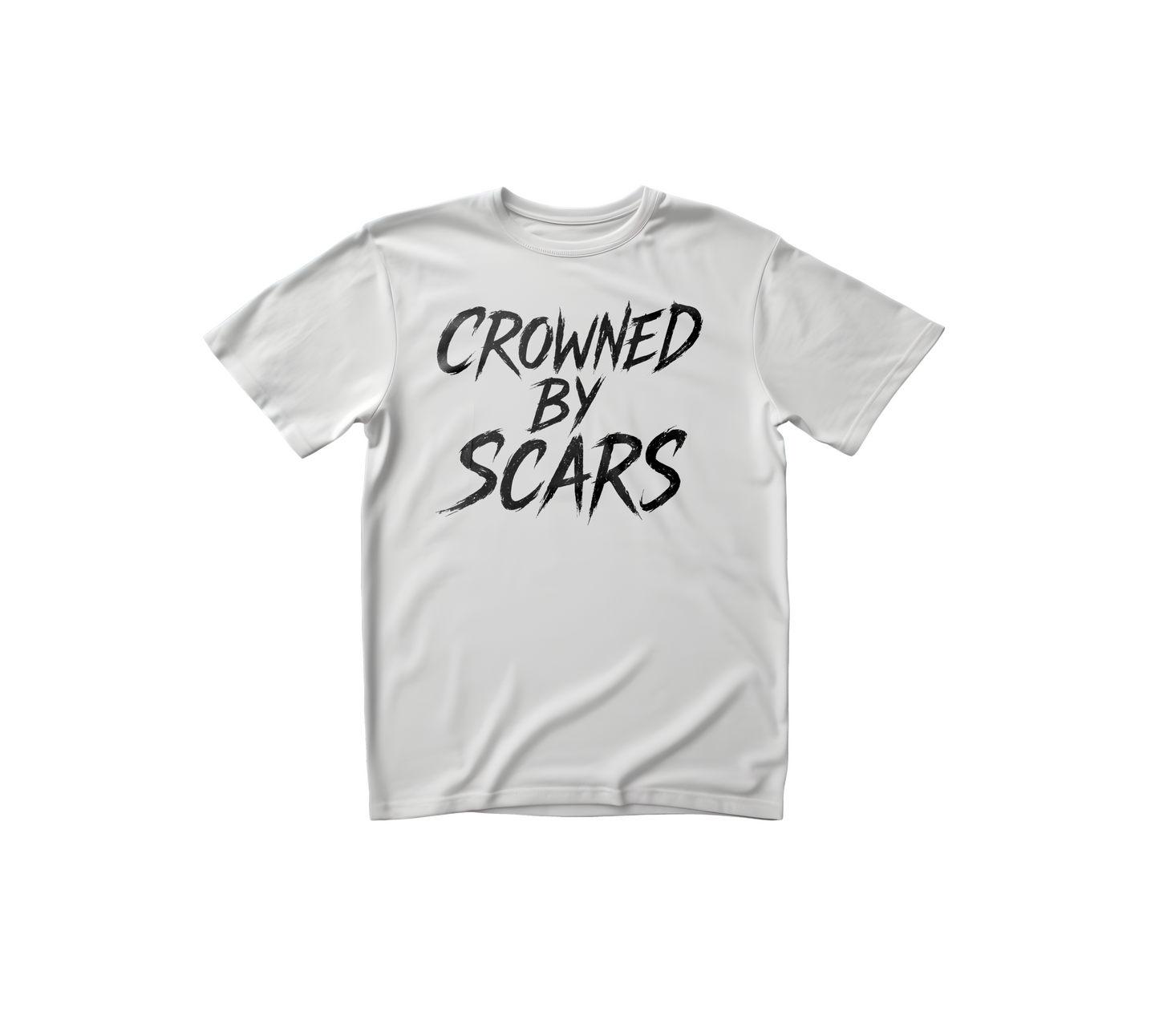 CAMISETA FRESCA BLANCO "Crowned By Scars"