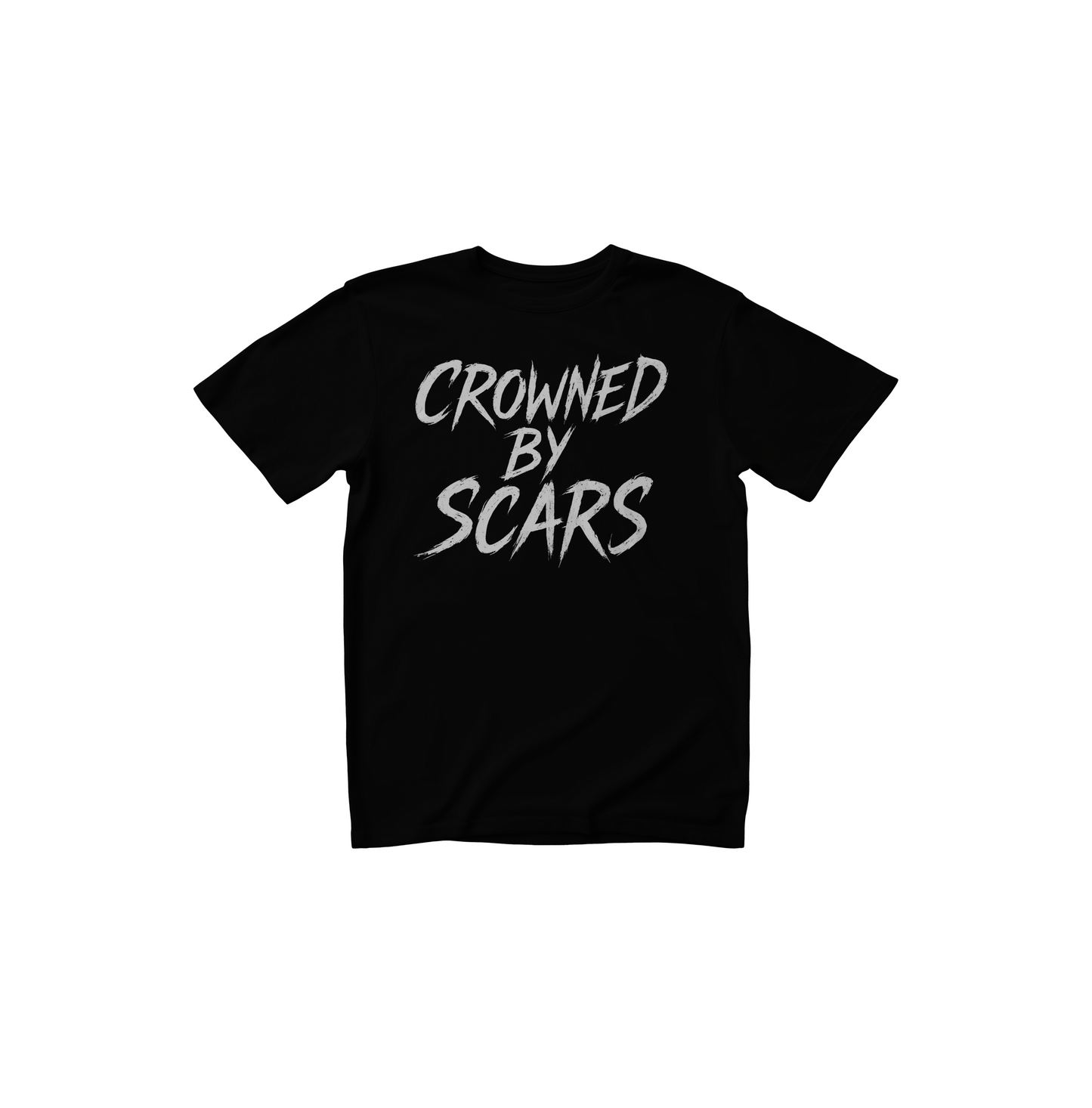 CAMISETA FRESCA NEGRO "Crowned By Scars"