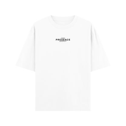 OVERSIZED WHITE T-SHIRT "Too Heavy to Be Broken"