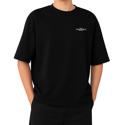 CAMISETA PESADA NEGRO "Learn To Hear Silence"