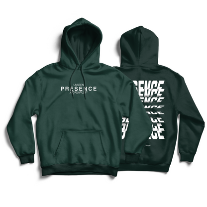 "PRESENCE" GREEN LUXURY SWEATSHIRT