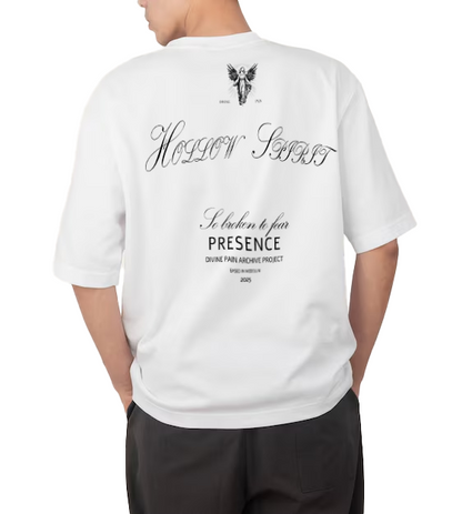 CAMISETA PESADA BLANCO "HOLLOW SPIRIT"