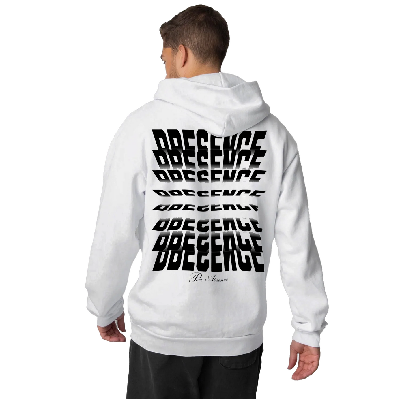 WHITE LUXURY "PRESENCE" SWEATSHIRT