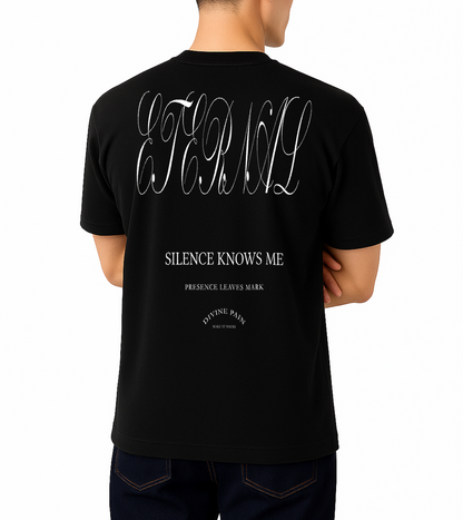 CAMISETA OVERSIZE NEGRO "ETERNAL"