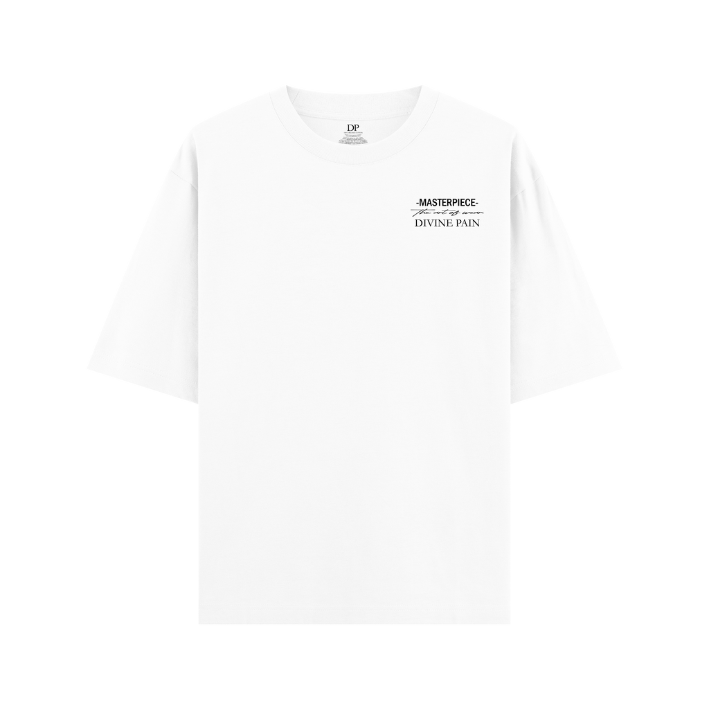Camiseta Oversize Blanco "Sacrificio a Pan"
