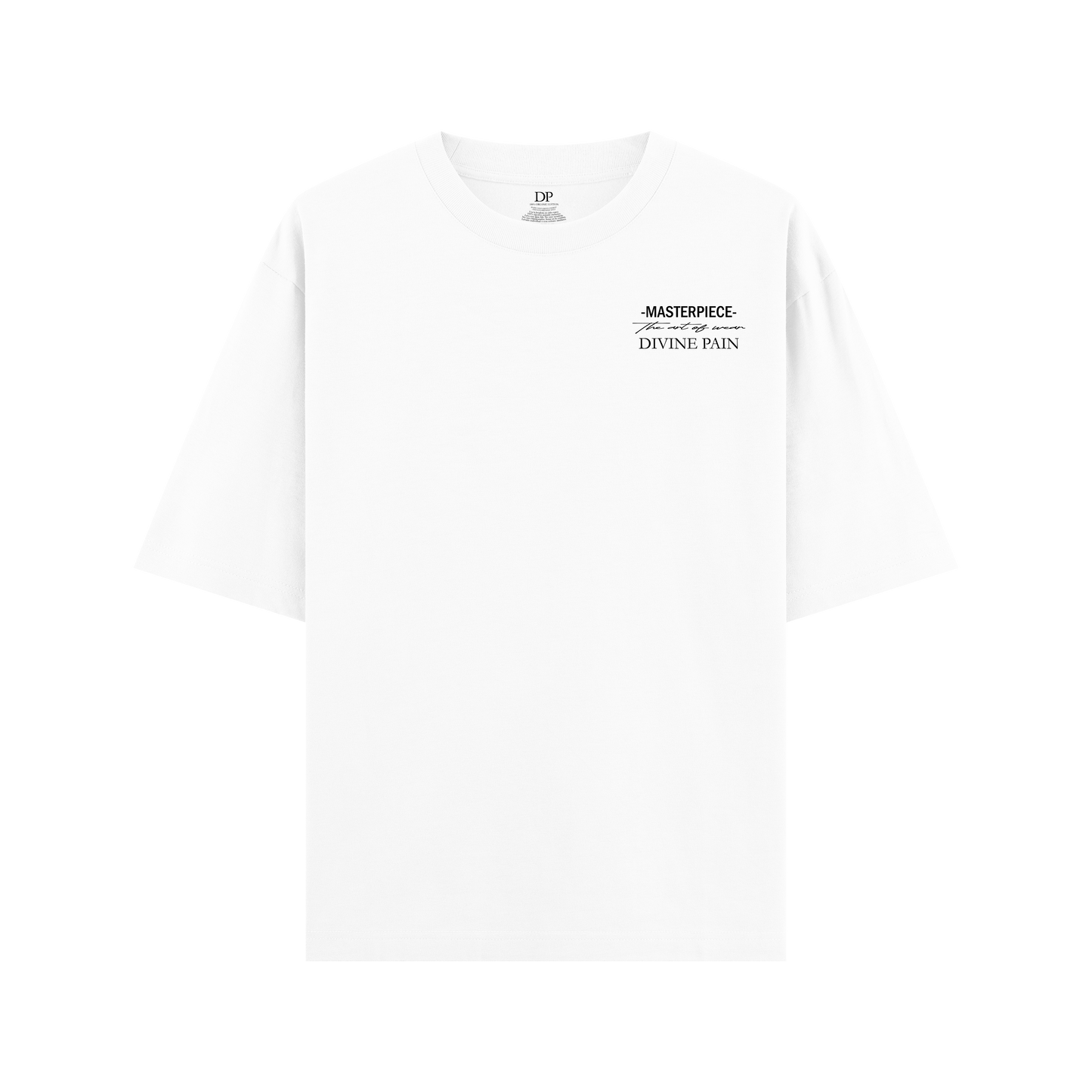 Camiseta Oversize Blanco "Sacrificio a Pan"