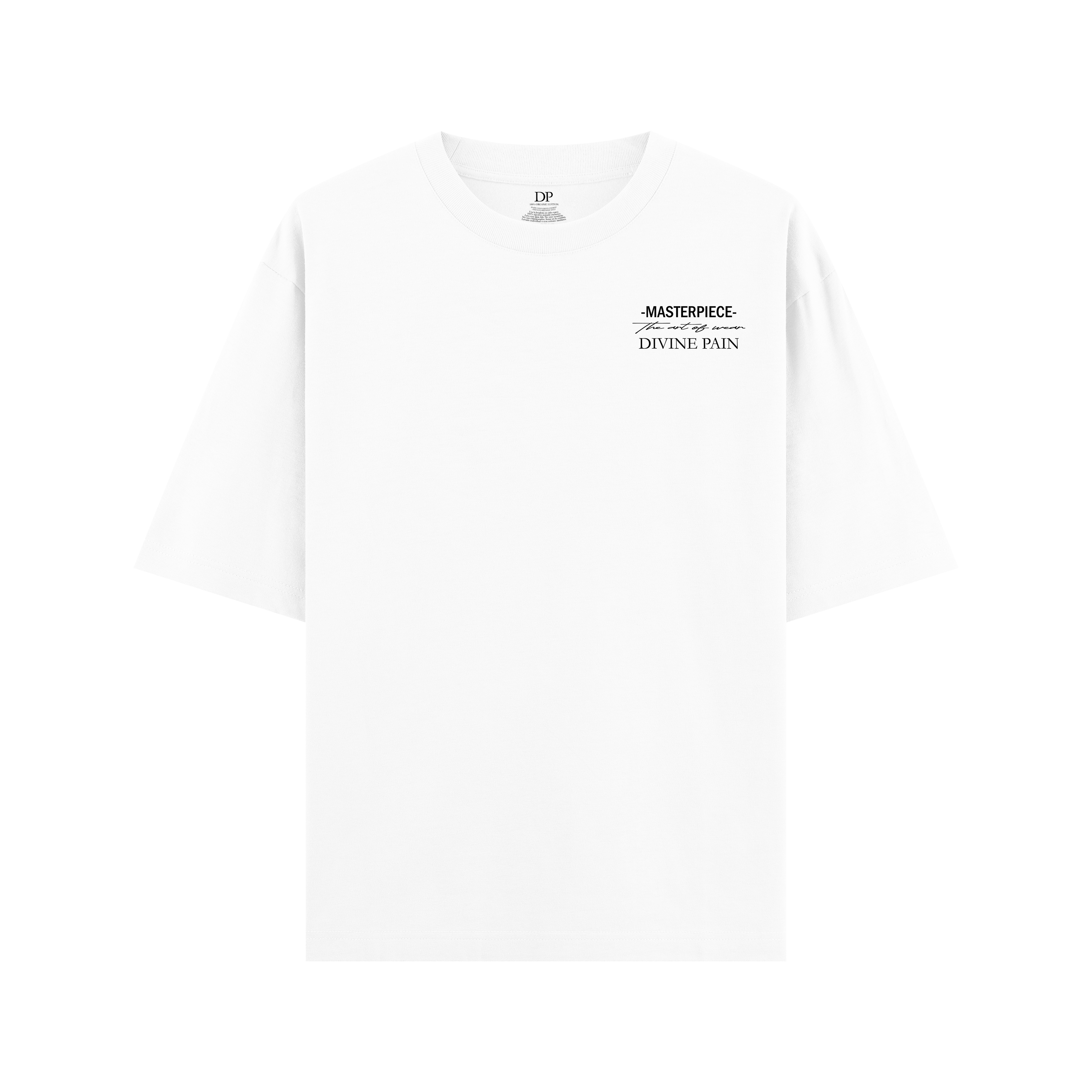 Camiseta Oversize Blanco "Sacrificio a Pan"