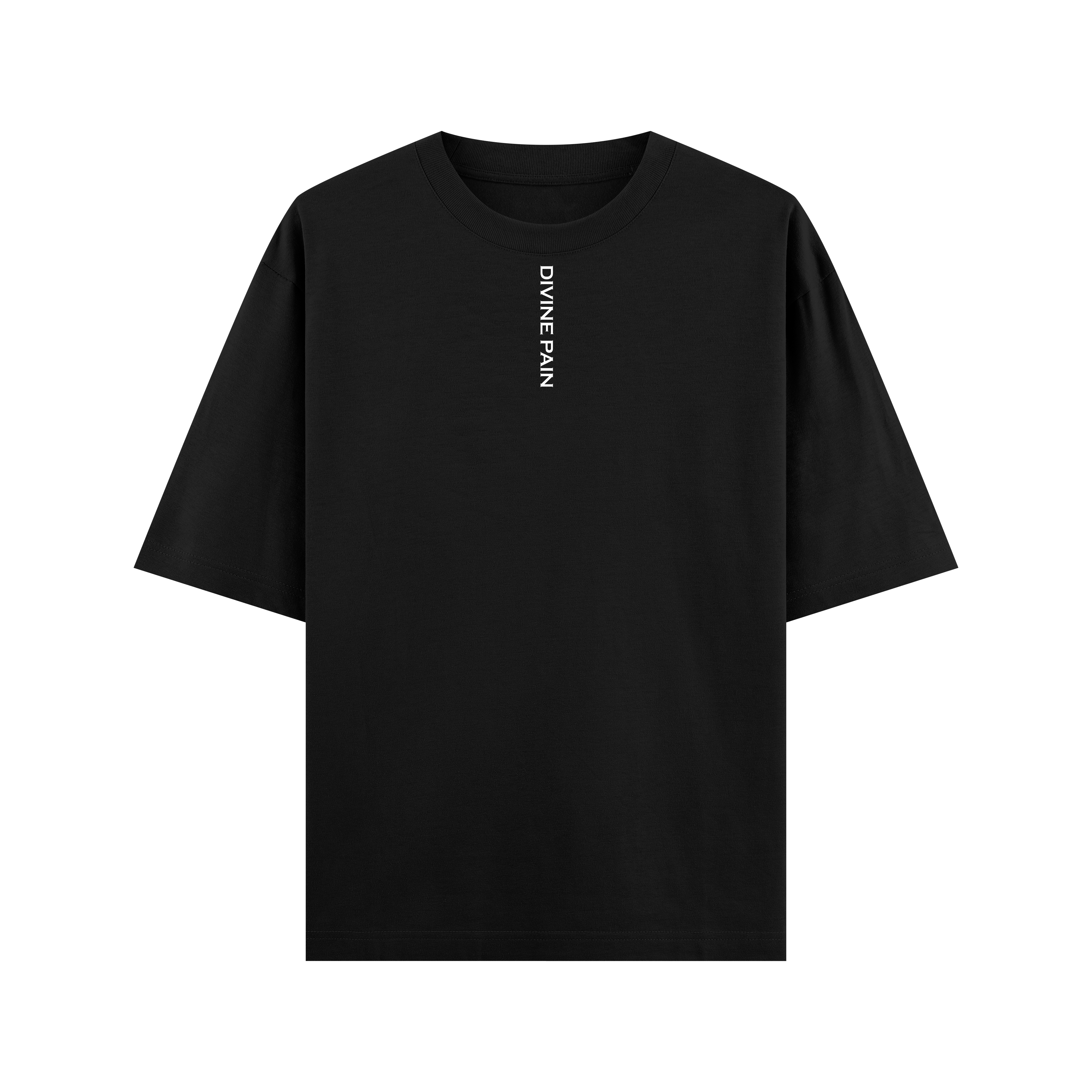 CAMISETA OVERSIZE NEGRO "Masters Of Their Fate"