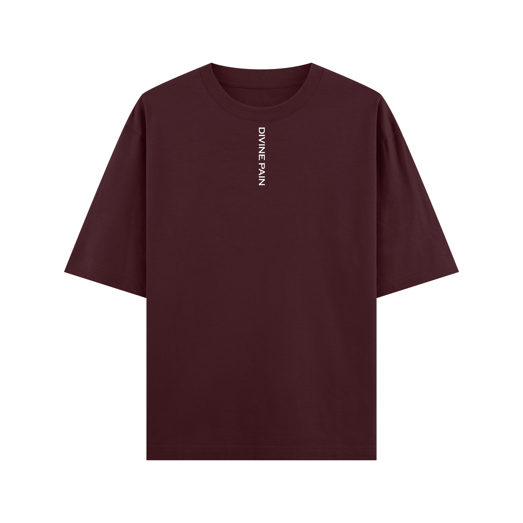 CAMISETA OVERSIZE ROJO "Masters Of Their Fate"