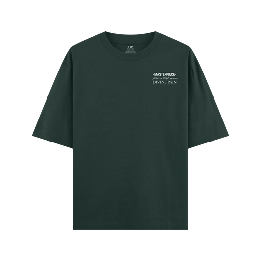 Camiseta Oversize Verde "AQUELARRE"