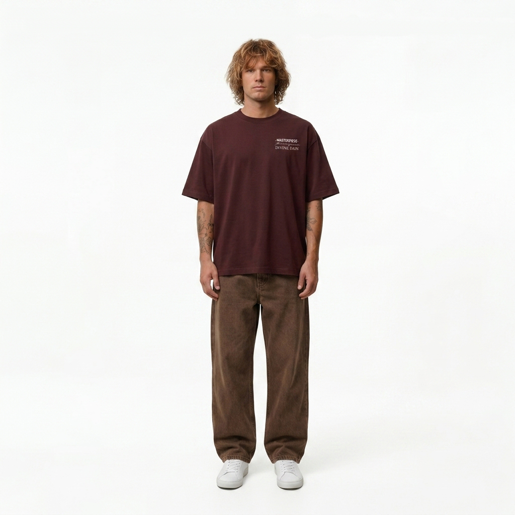Camiseta Oversize Rojo "Giuditta e Oloferne"