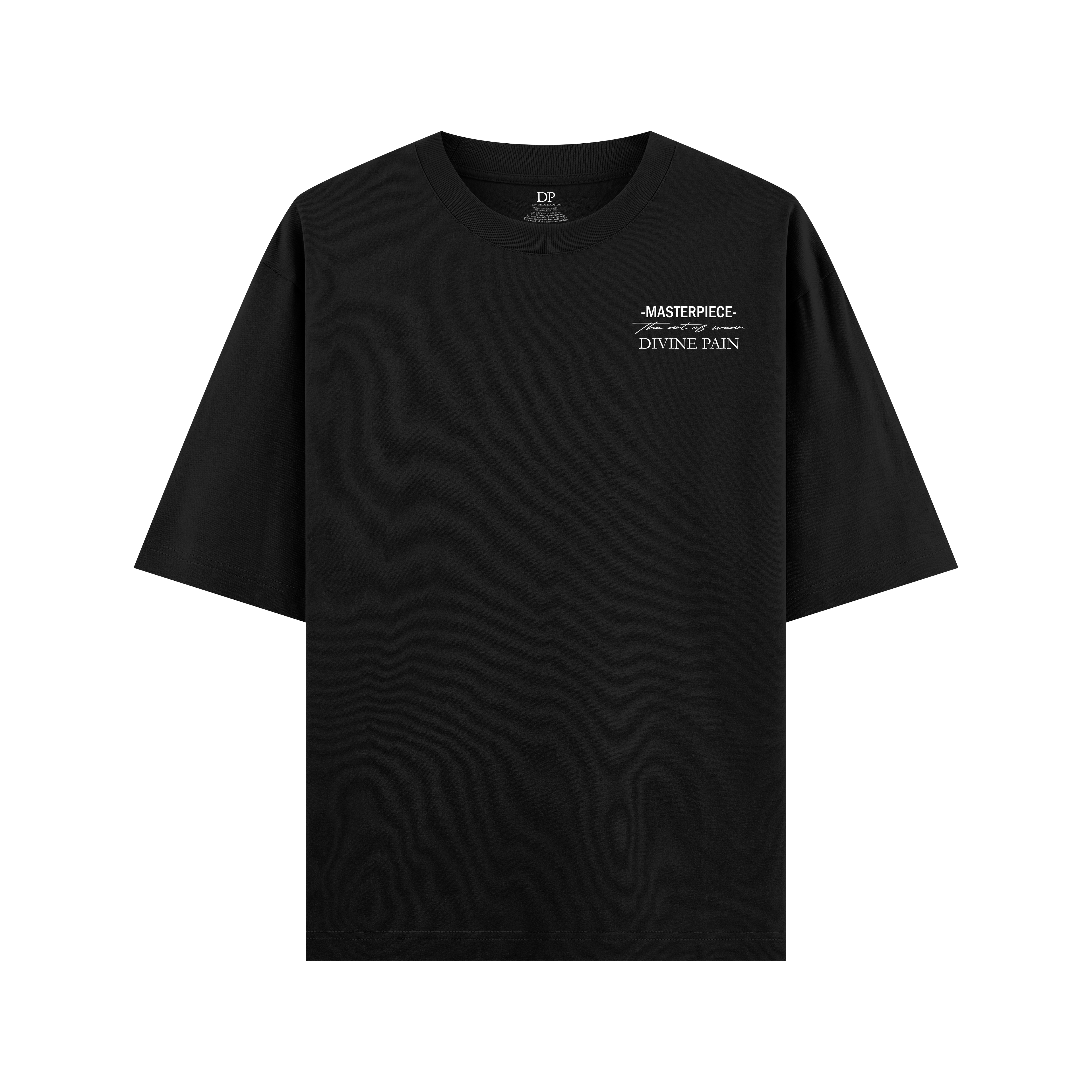 Camiseta Oversize Negro "Giuditta e Oloferne"