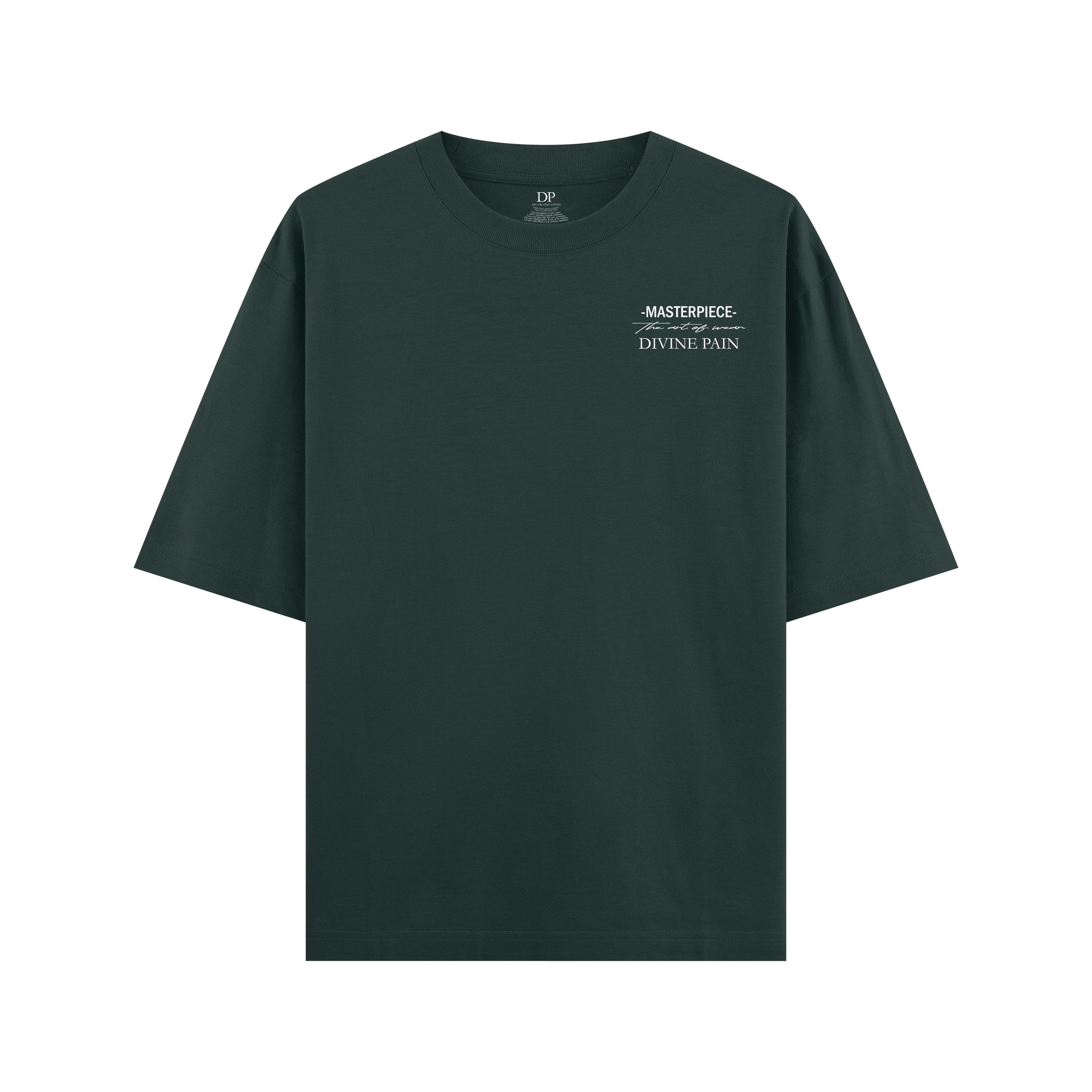 Camiseta Oversize Verde "Sacrificio a Pan"