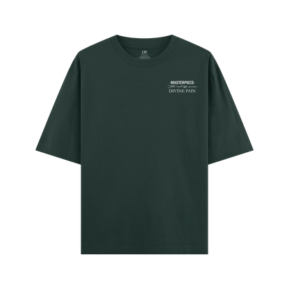Camiseta Oversize Verde "Sacrificio a Pan"