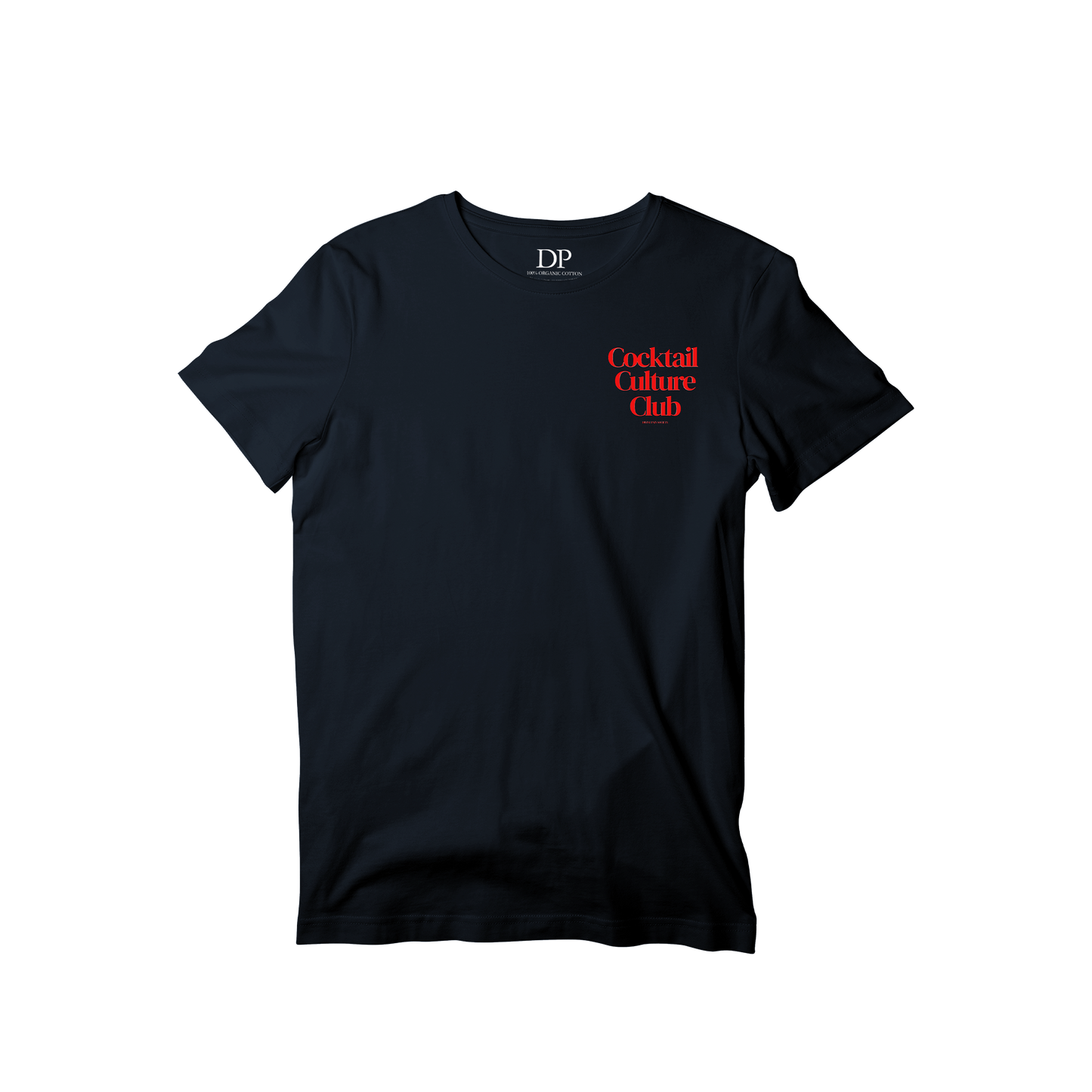 Camiseta Fresca De Lujo Azul Oscuro  “Cosmopolitan — Summer Indulgence”