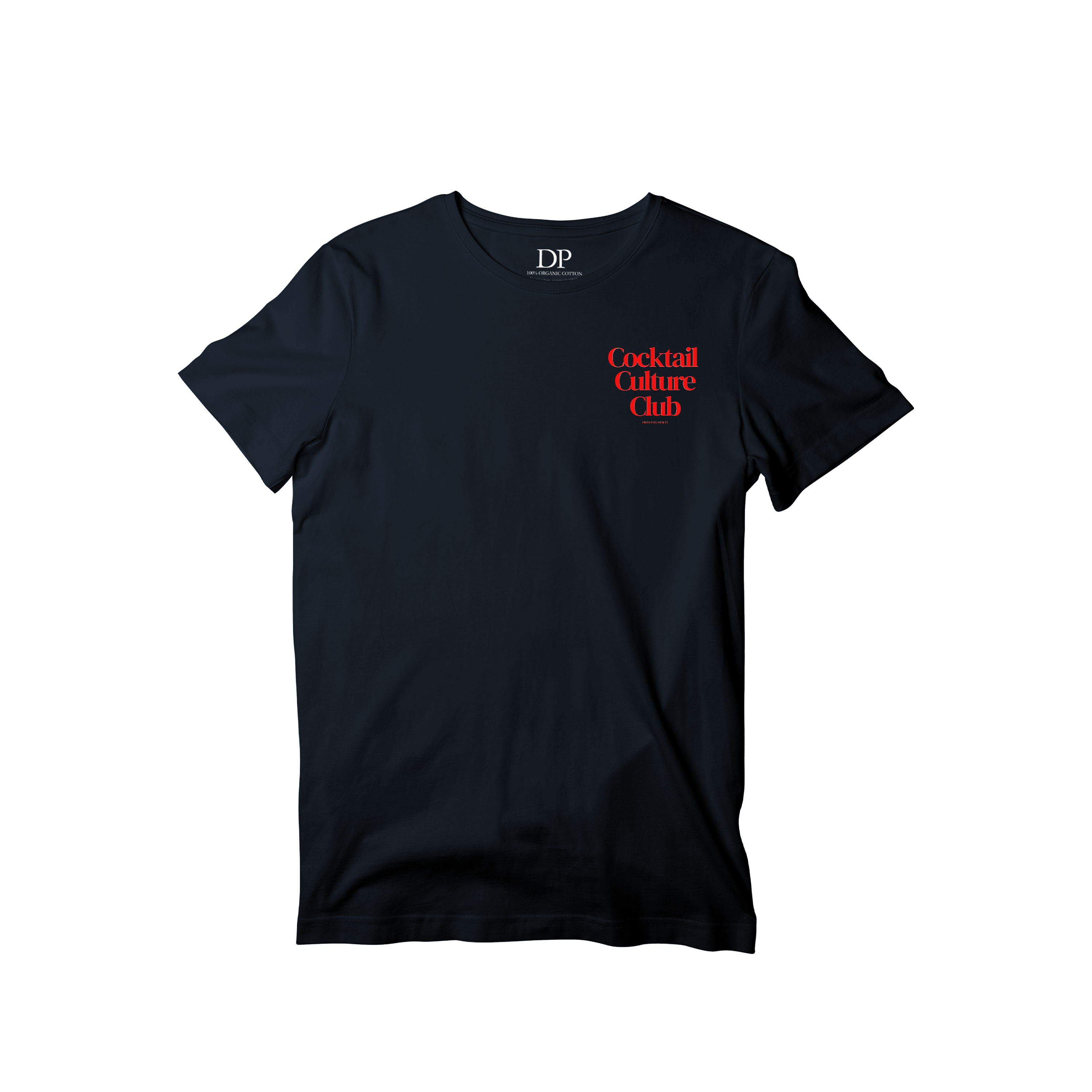 Camiseta Fresca De Lujo Azul Oscuro  “Cosmopolitan — Summer Indulgence”