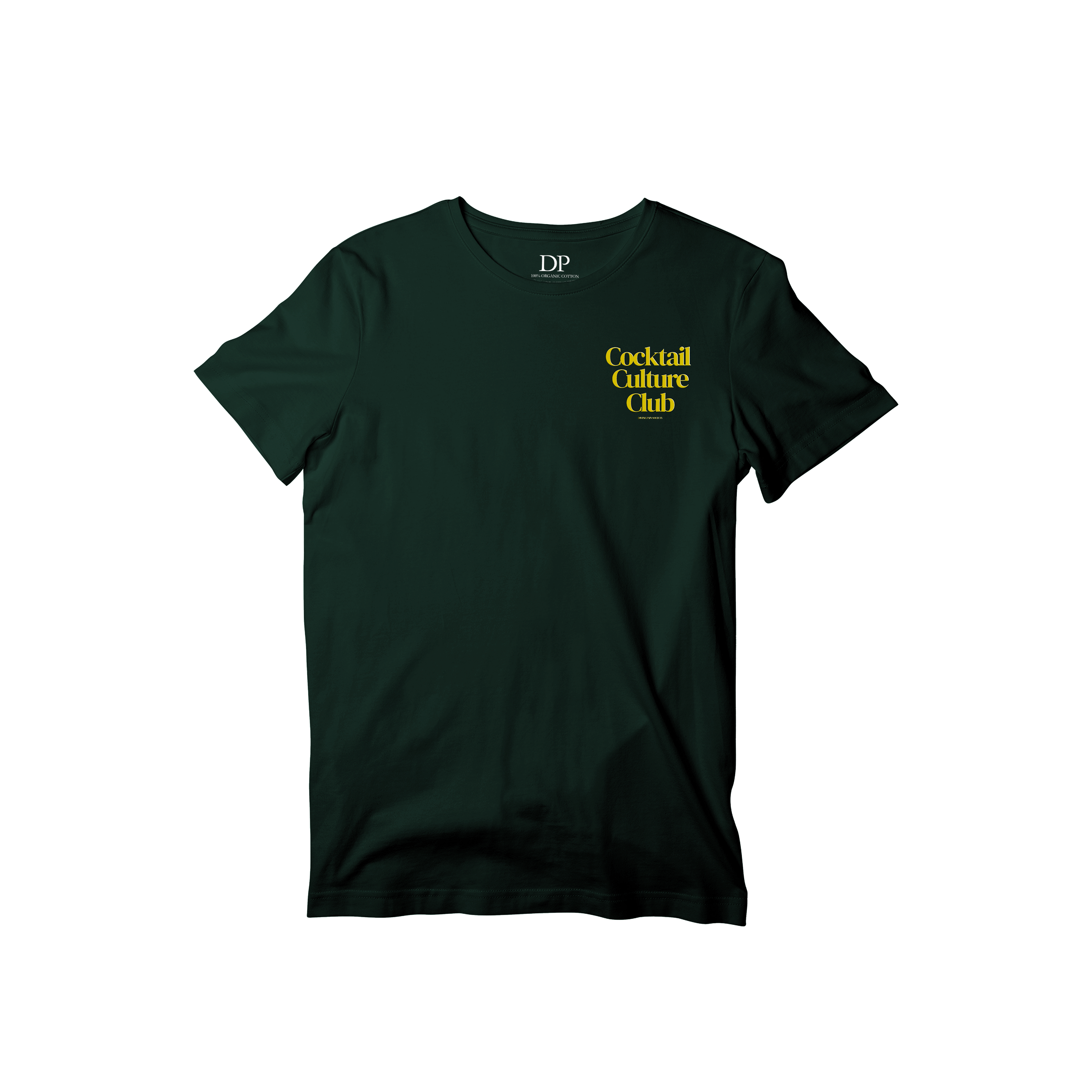 Camiseta Fresca De Lujo Verde Oscuro “Collins — Summer Indulgence”