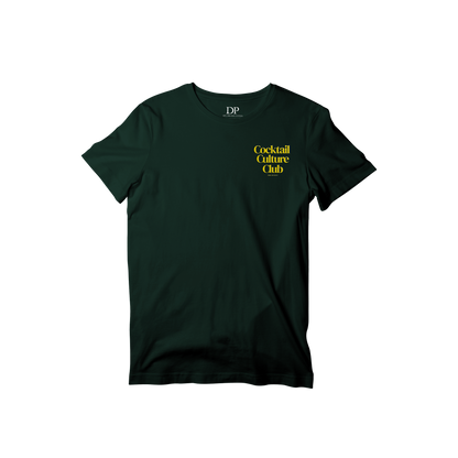 Camiseta Fresca De Lujo Verde Oscuro “Collins — Summer Indulgence”