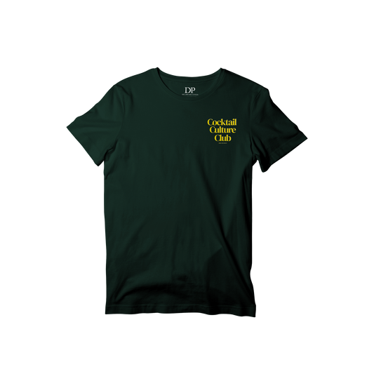 Camiseta Fresca De Lujo Verde Oscuro “Collins — Summer Indulgence”
