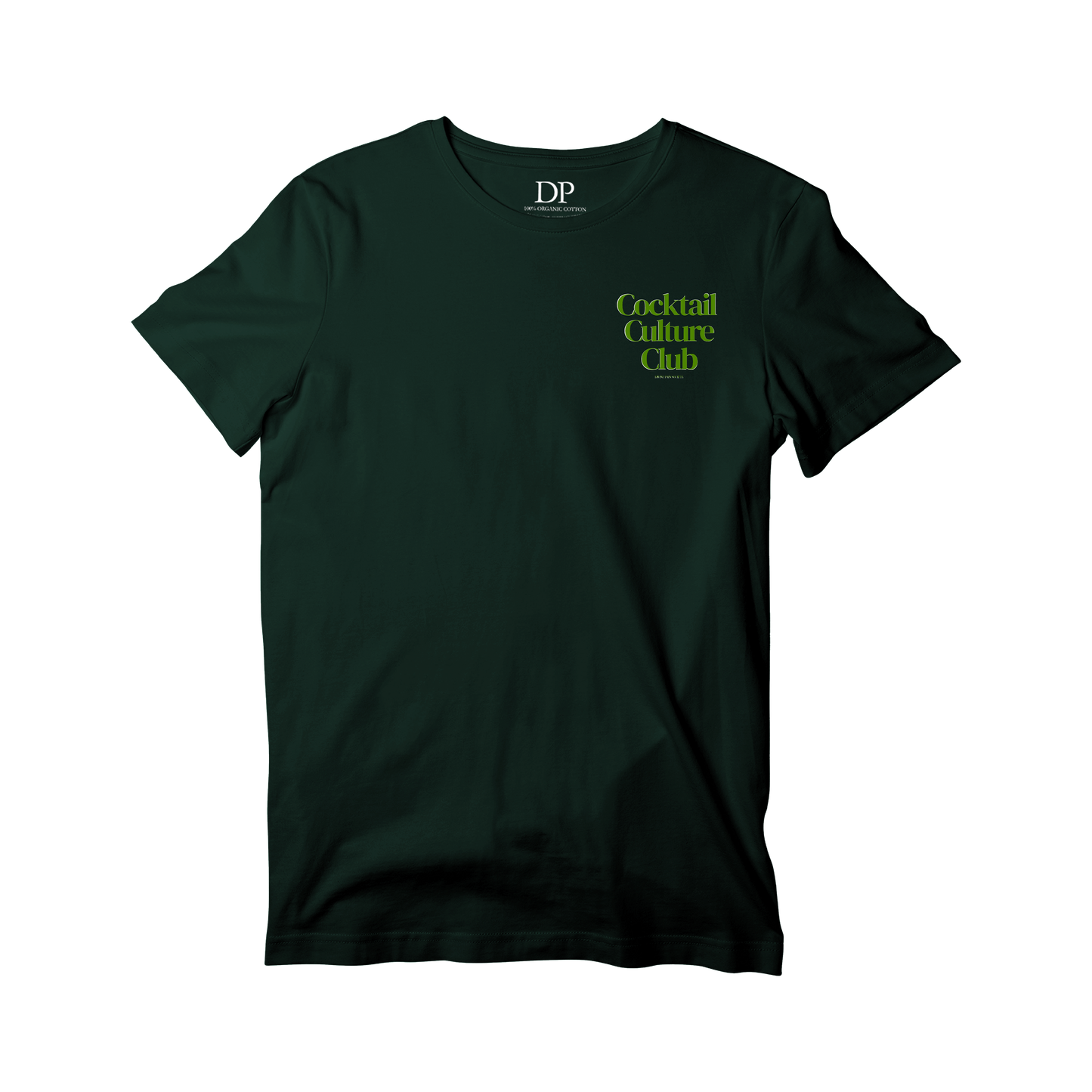 Camiseta Fresca De Lujo Verde Oscuro “Margarita — Summer Indulgence”