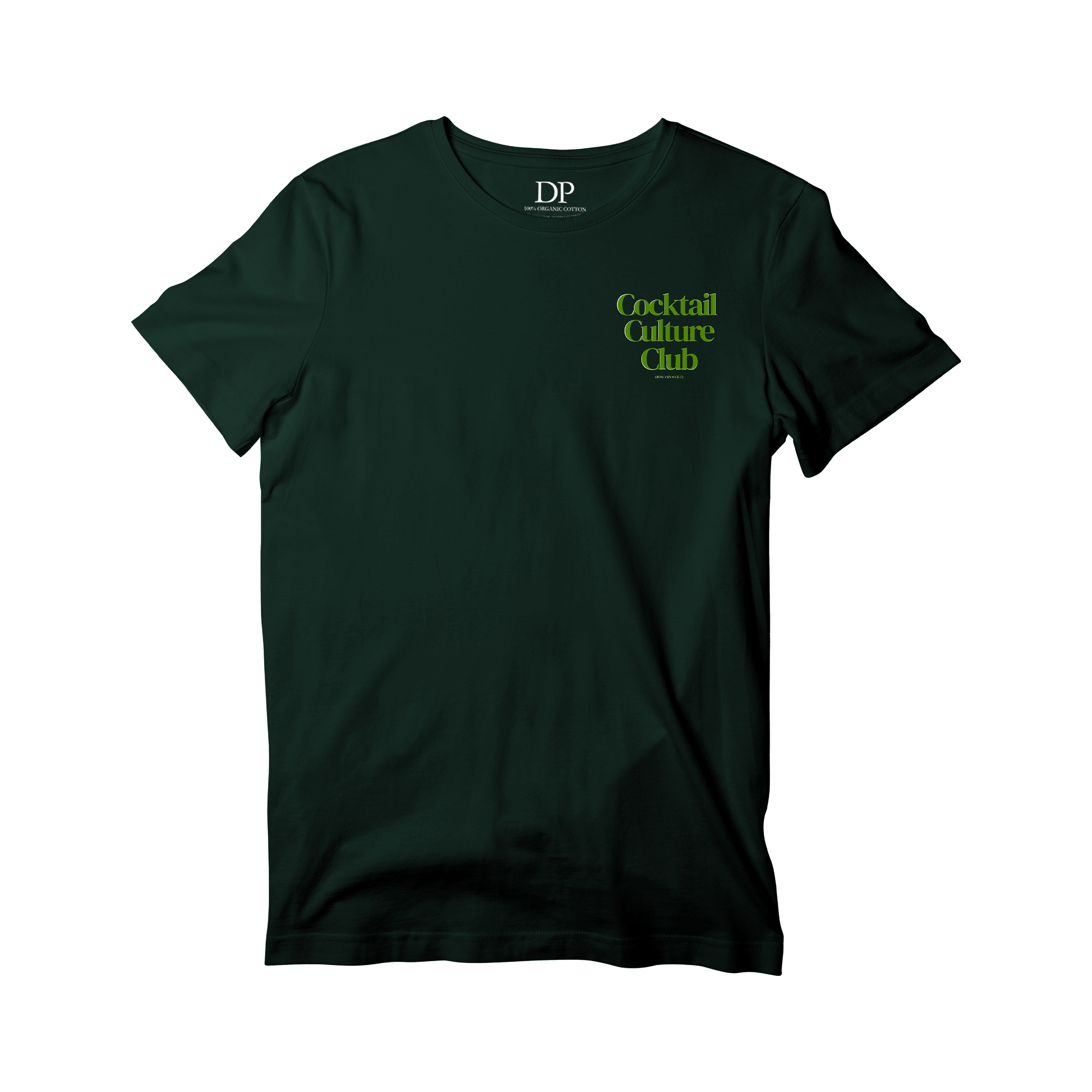 Camiseta Fresca De Lujo Verde Oscuro “Margarita — Summer Indulgence”