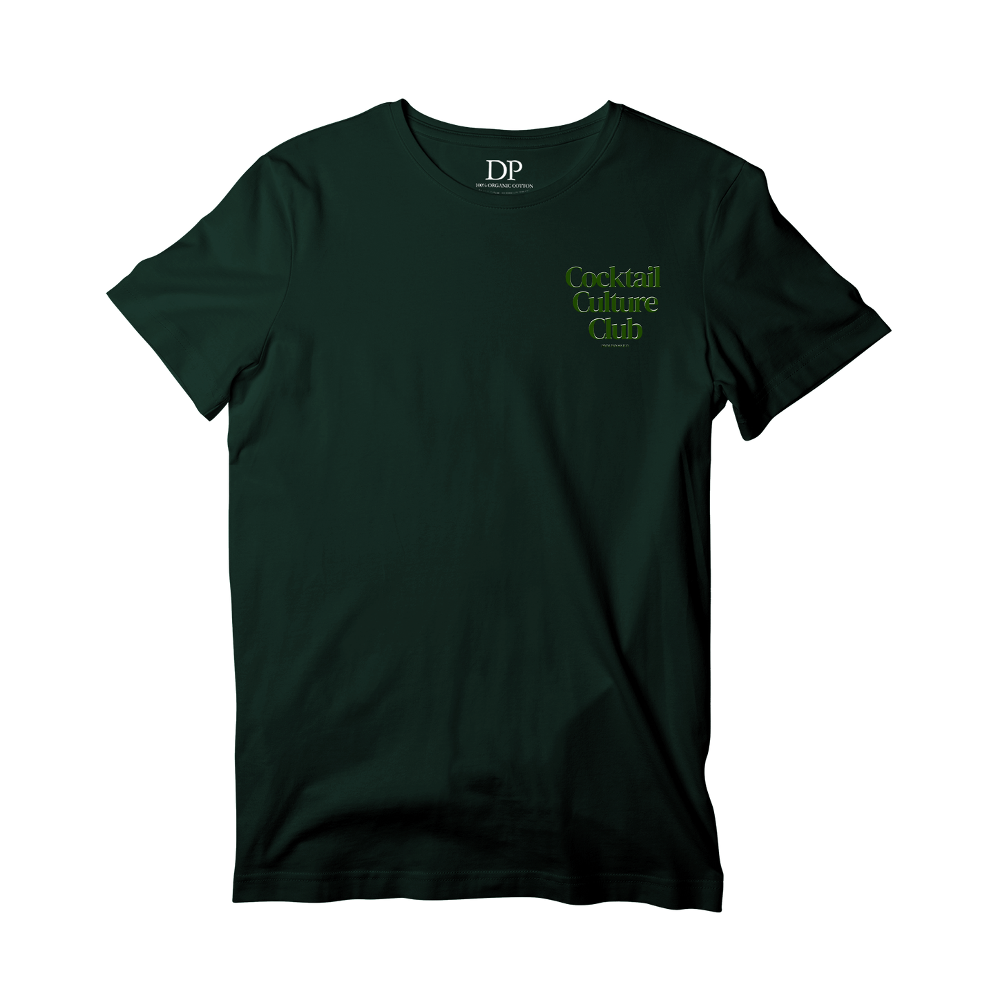 Camiseta Fresca De Lujo Verde Oscuro “Mojito — Summer Indulgence”