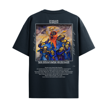 Camiseta Oversize Azul "La Danza"