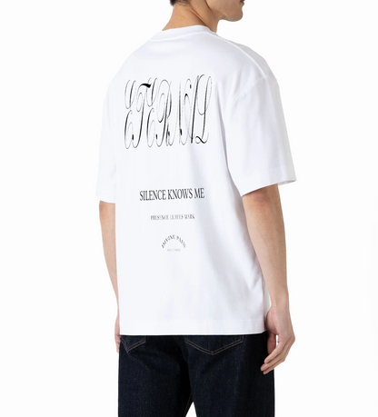 WHITE OVERSIZED T-SHIRT "ETERNAL"