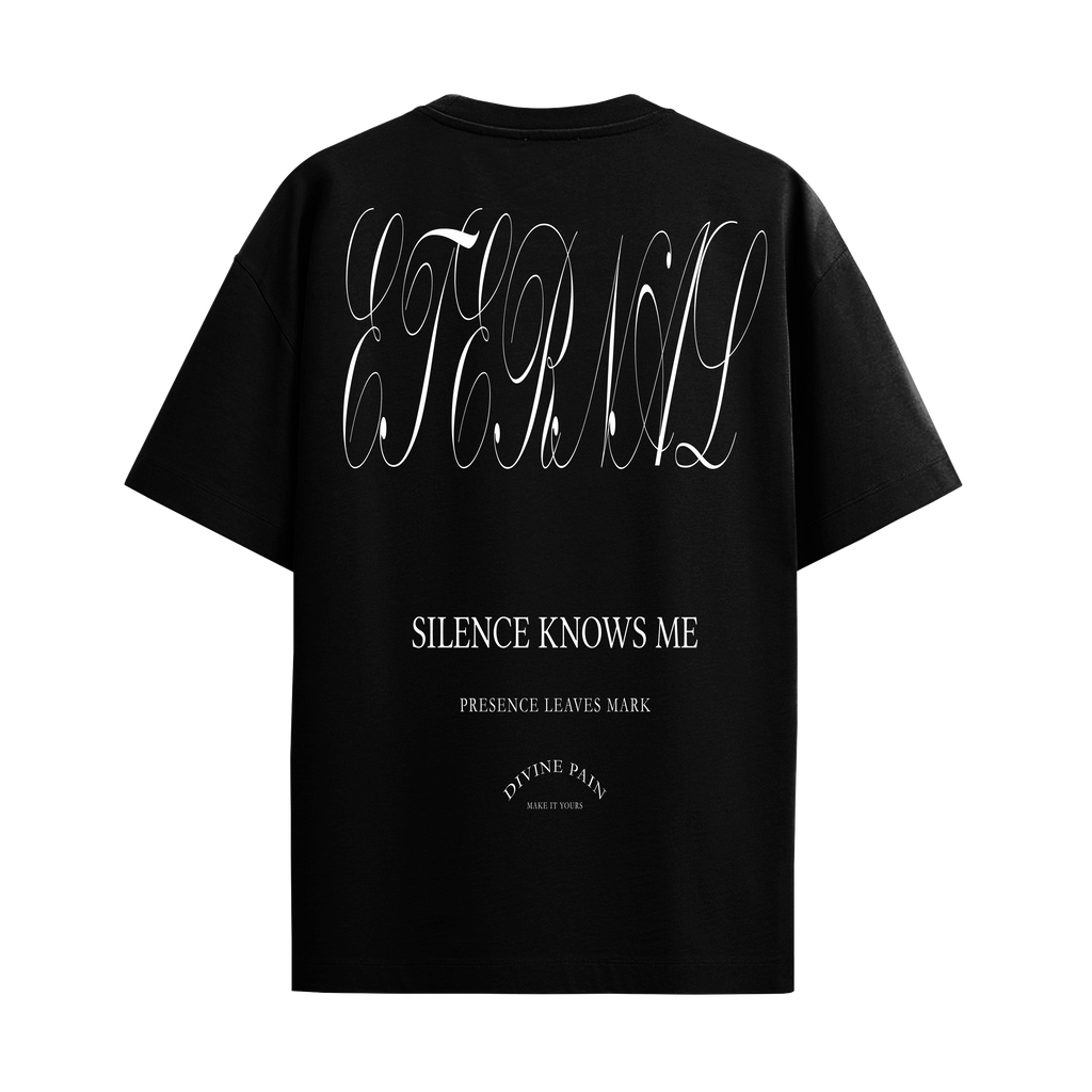 CAMISETA OVERSIZE NEGRO "ETERNAL"