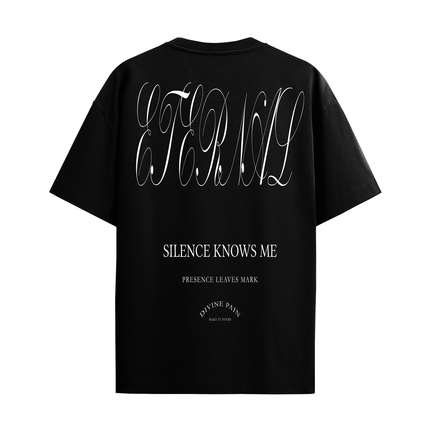 CAMISETA OVERSIZE NEGRO "ETERNAL"