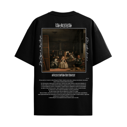 Camiseta Oversize Negro "Las Meninas"