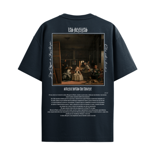 Camiseta Oversize Azul "Las Meninas