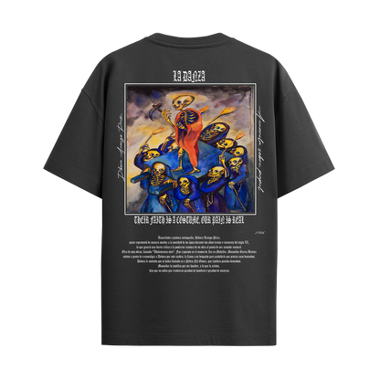Camiseta Oversize Negro "La Danza"
