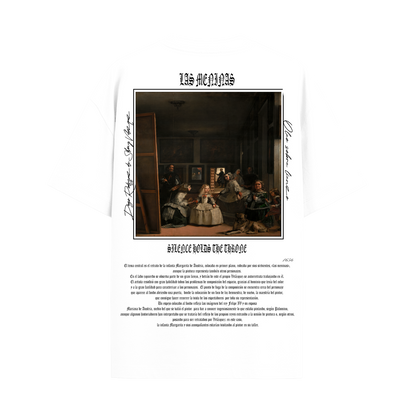 Camiseta Oversize Blanco "Las Meninas"