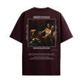 Camiseta Oversize Rojo "Giuditta e Oloferne"