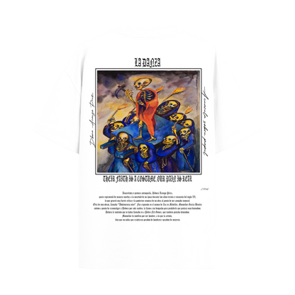 Camiseta Oversize Blanco "La Danza"