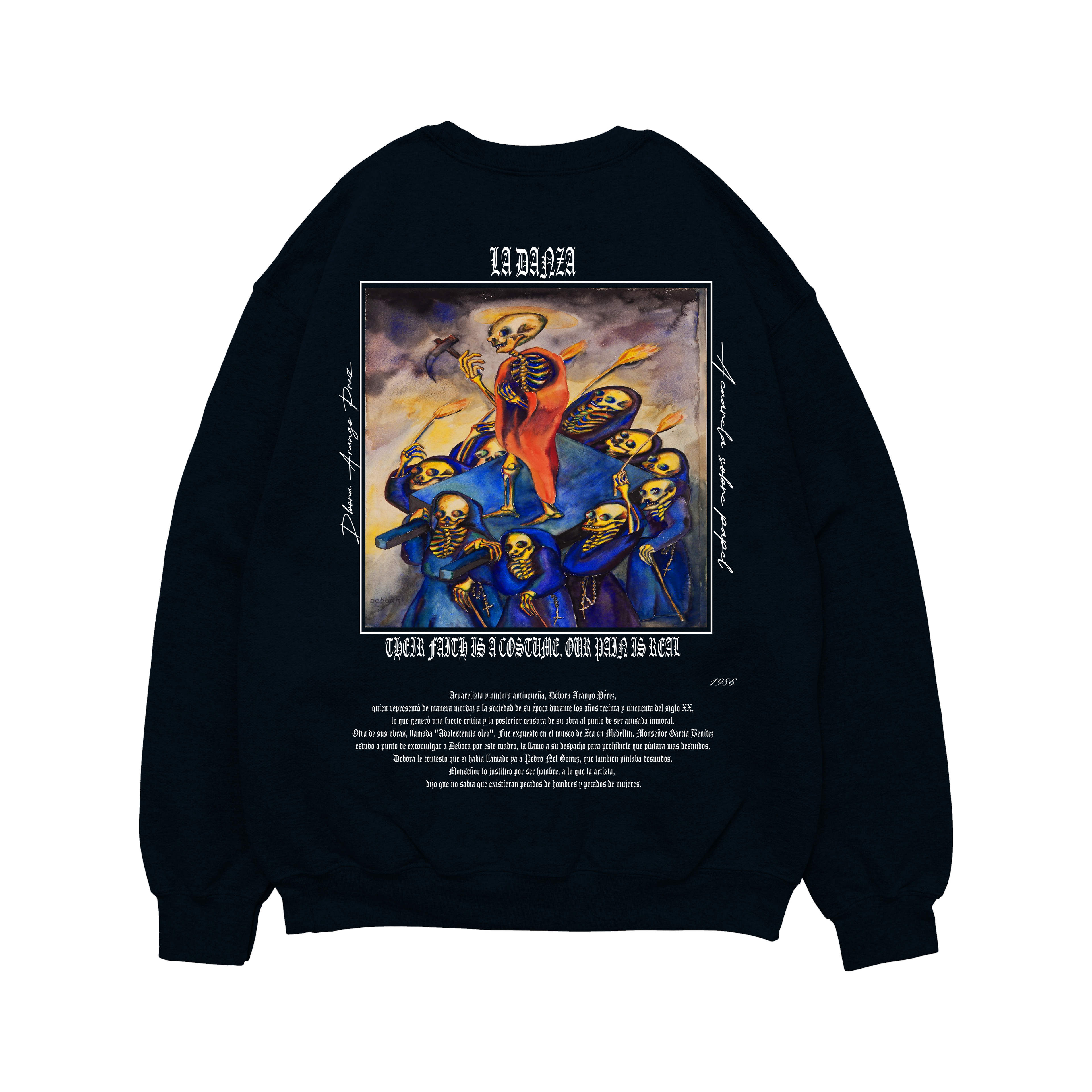 Hoodie Azul "La Danza"