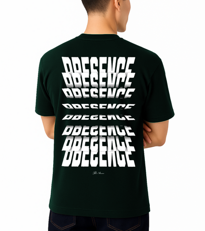 CAMISETA OVERSIZE VERDE "PRESENCE"