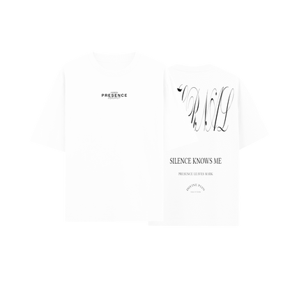 WHITE OVERSIZED T-SHIRT "ETERNAL"