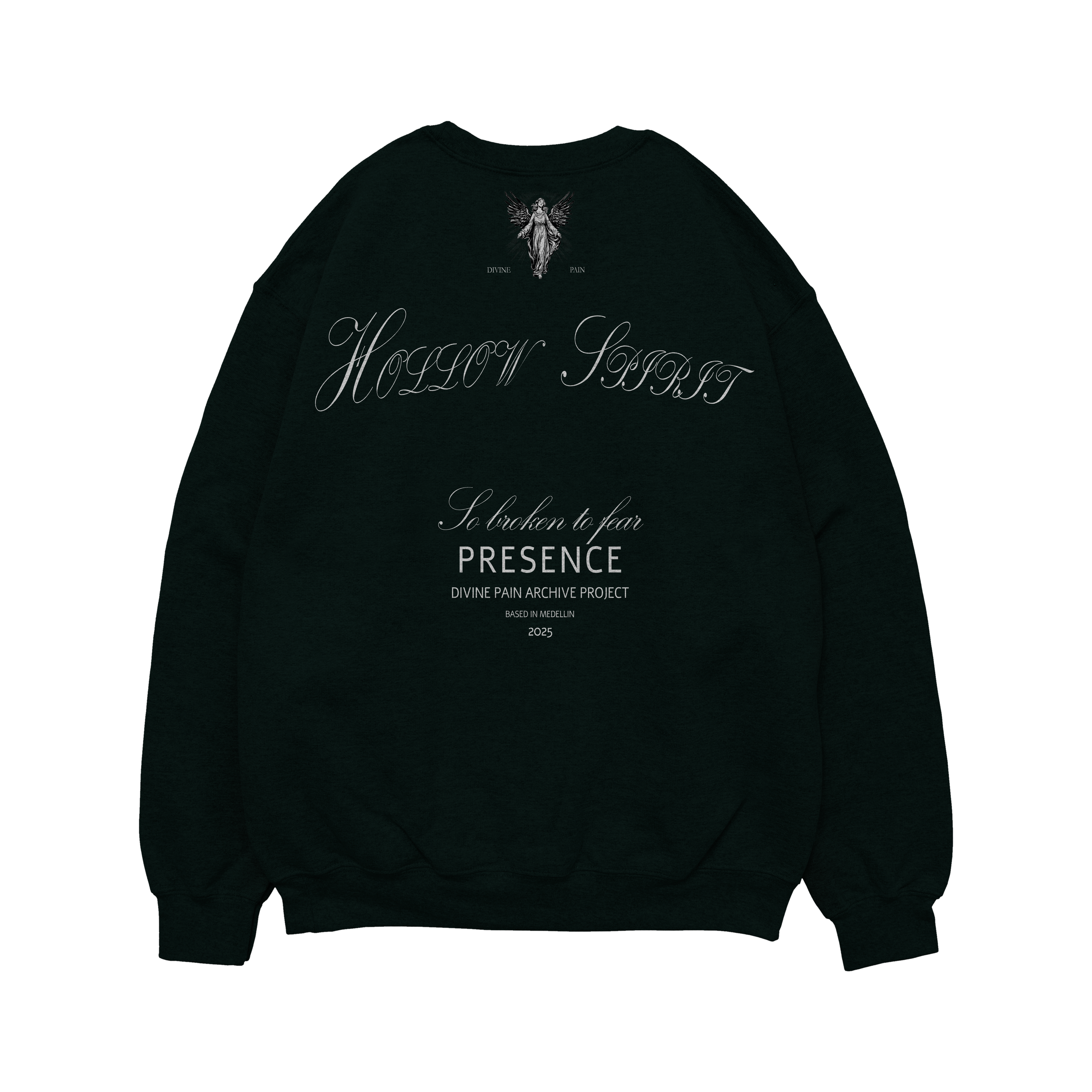 HOODIE DE LUJO VERDE "HOLLOW SPIRIT"