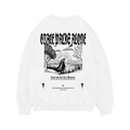 HOODIE DE LUJO BLANCO "Divine Pain Lines"