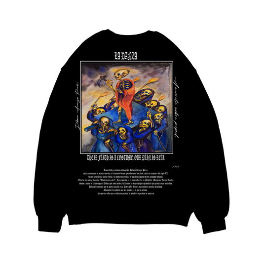 Hoodie Negro "La Danza"