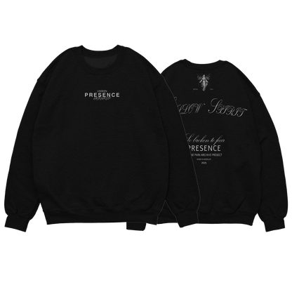 LUXURY BLACK "HOLLOW SPIRIT" HOODIE