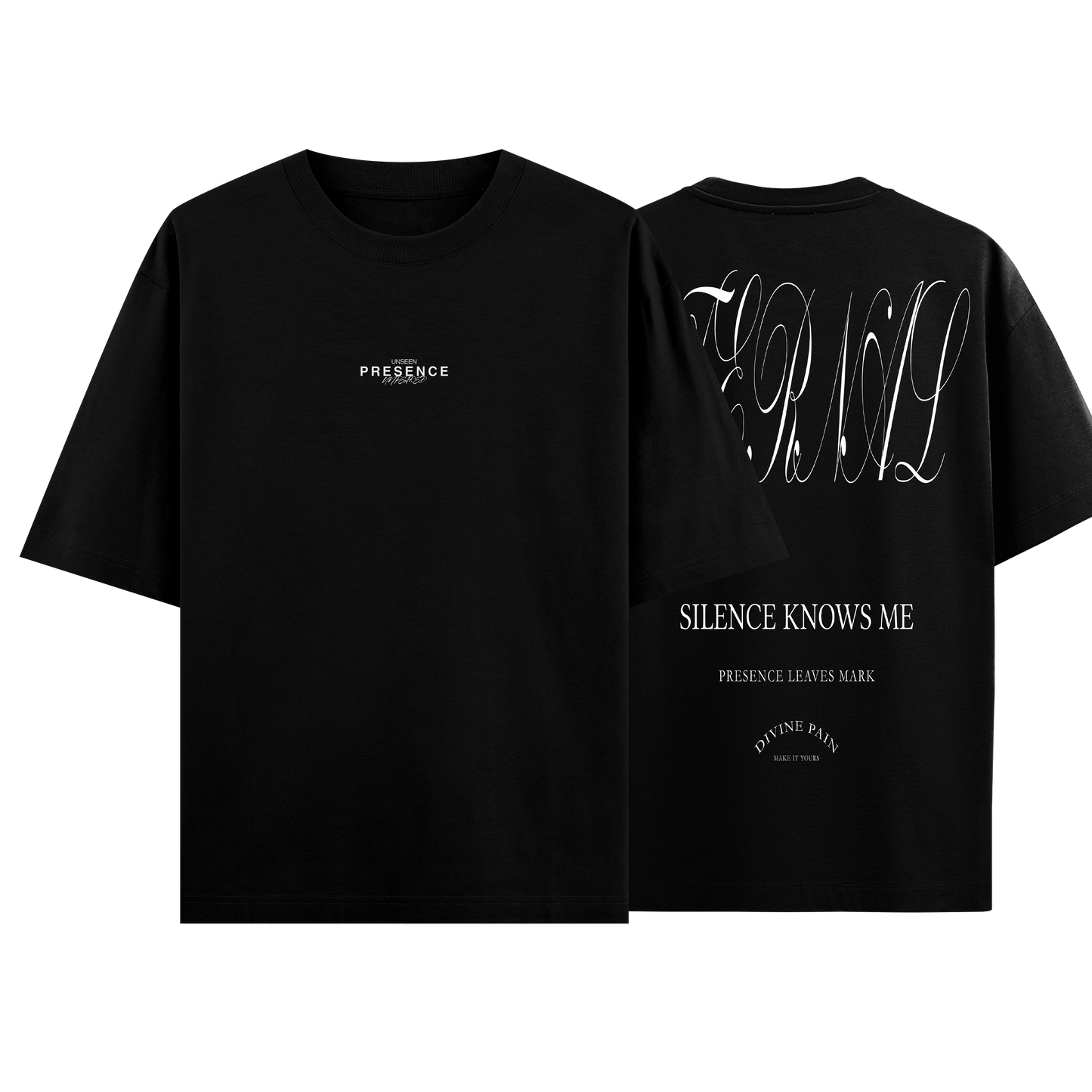 CAMISETA OVERSIZE NEGRO "ETERNAL"