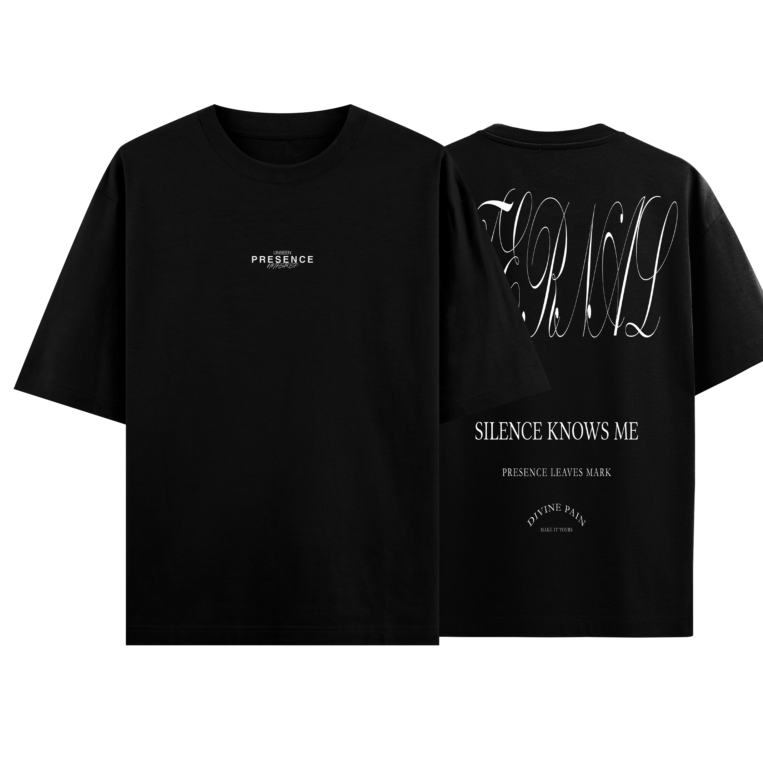 CAMISETA OVERSIZE NEGRO "ETERNAL"