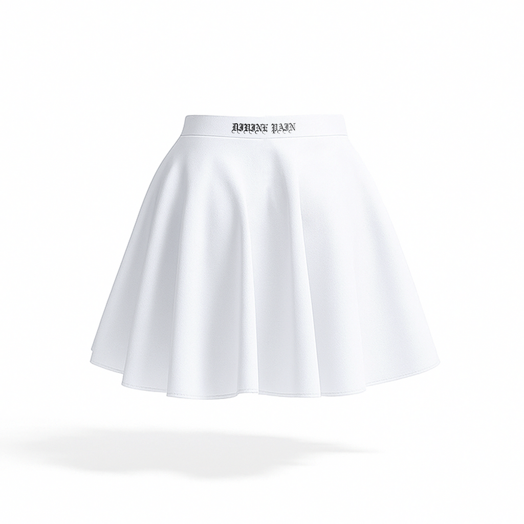 FALDA-SHORT BLANCO "I break beautifully"