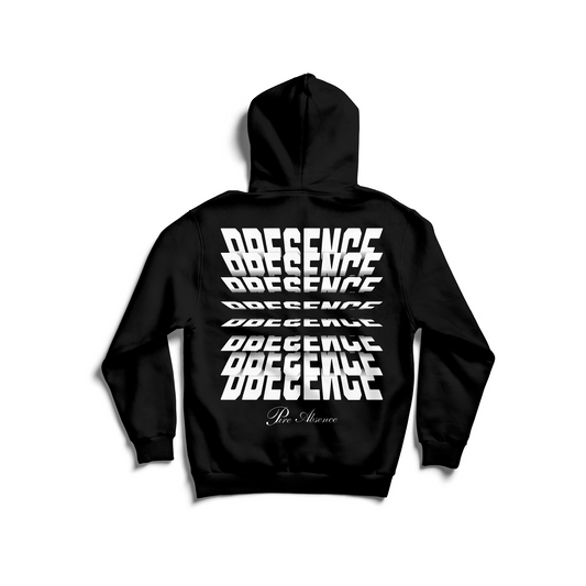 "PRESENCE" BLACK LUXURY SWEATSHIRT