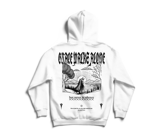 BUZO DE LUJO BLANCO "Divine Pain Lines"