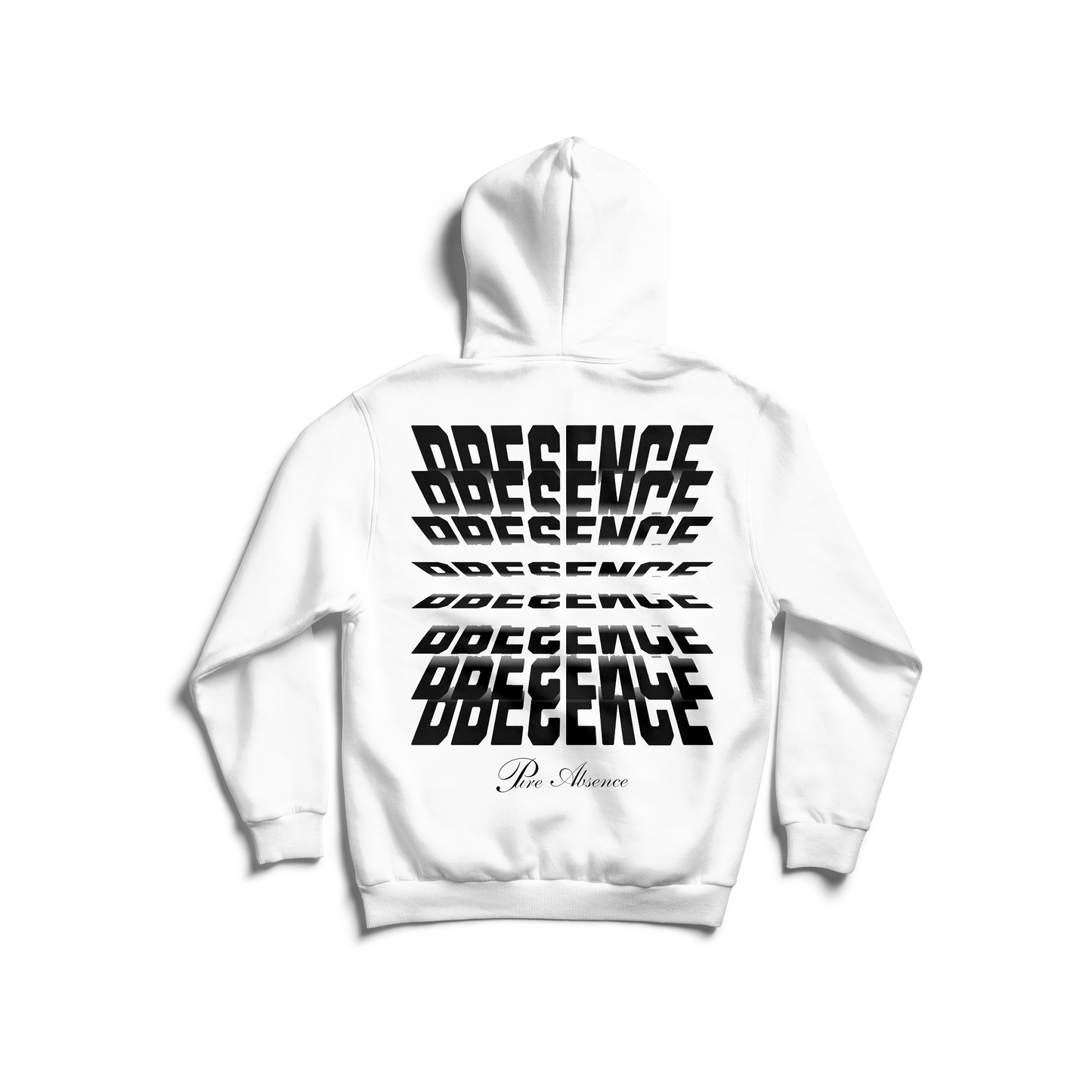 WHITE LUXURY "PRESENCE" SWEATSHIRT
